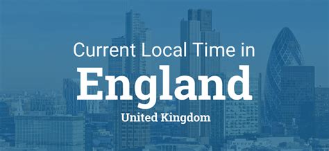 what is the current time in england